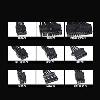 Crush Series 1200W フルモジュラー電源 Amazon | JULONGFENGBAO 850W 電源 フルモジュラー 110-230V PSU